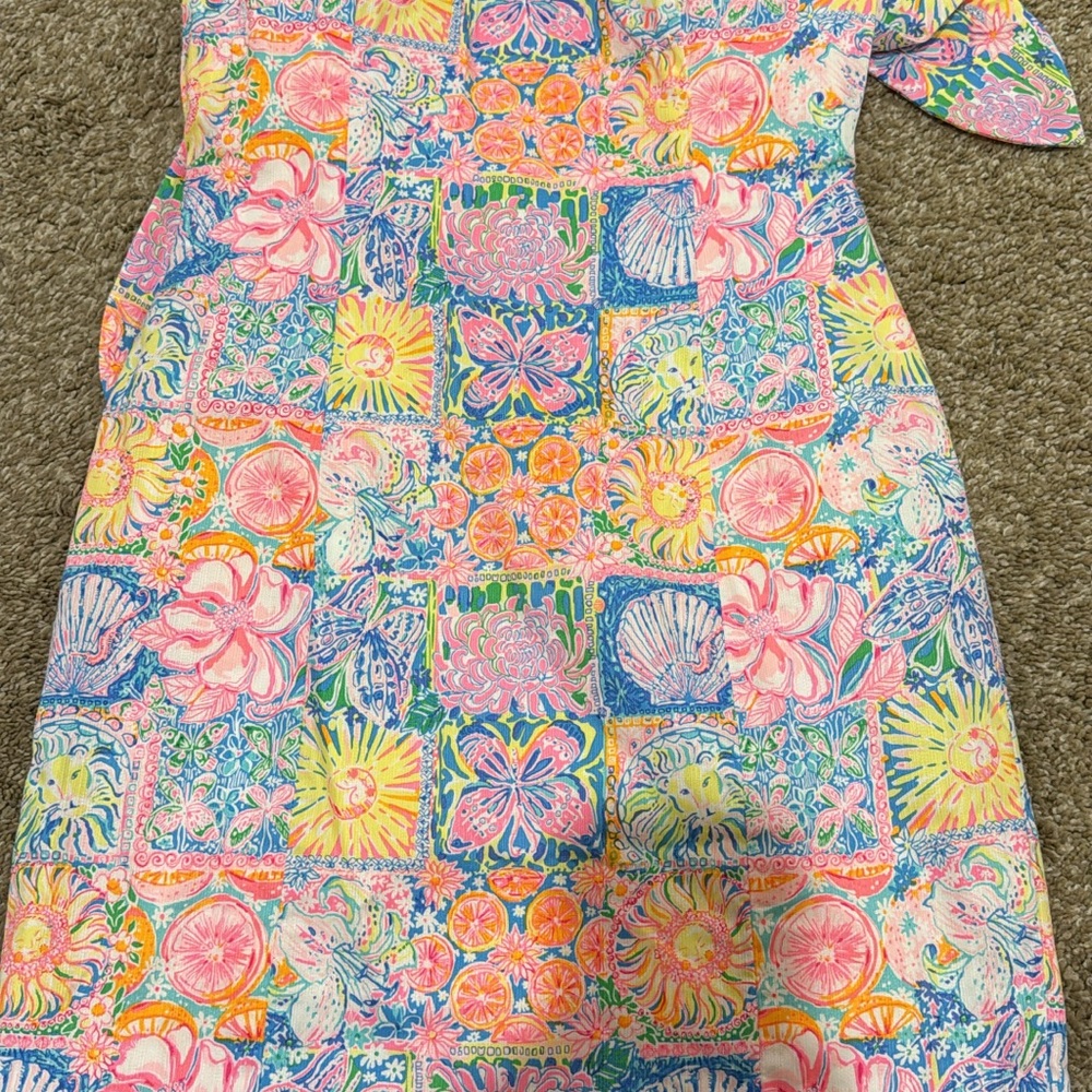 Colorful Floral Patterned Dress